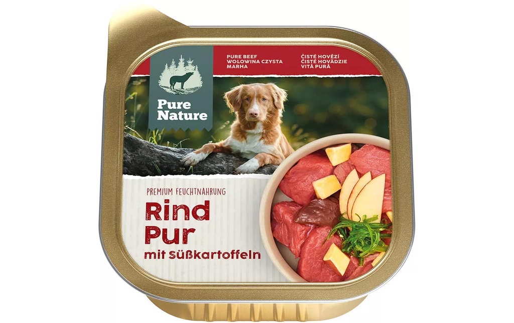 Pure Nature Alimentation humide Bœuf pur, 150 g