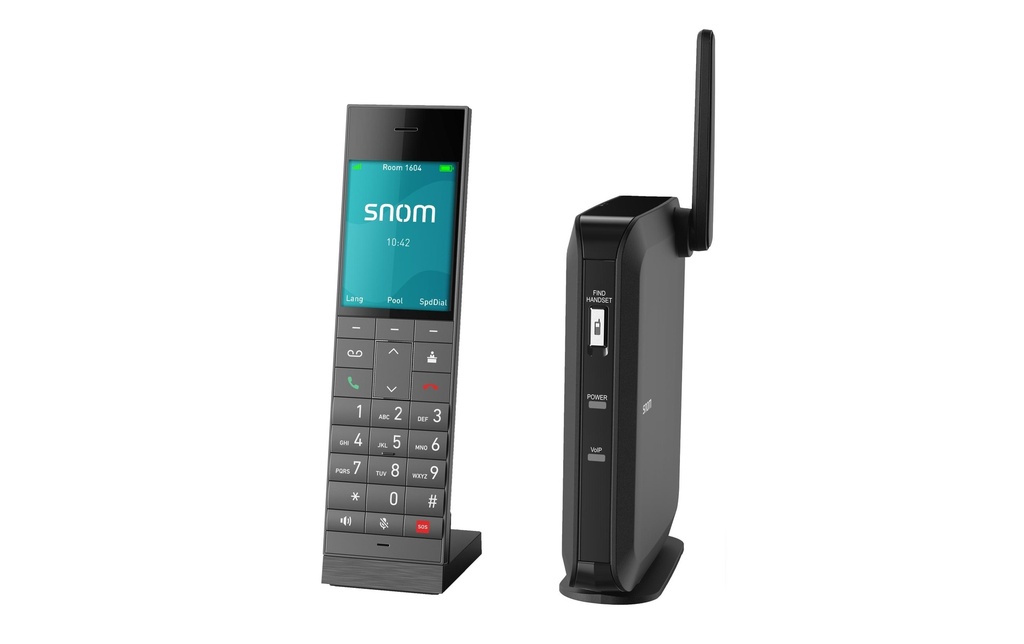 snom Kit DECT HM201 Téléphone d'hôtel