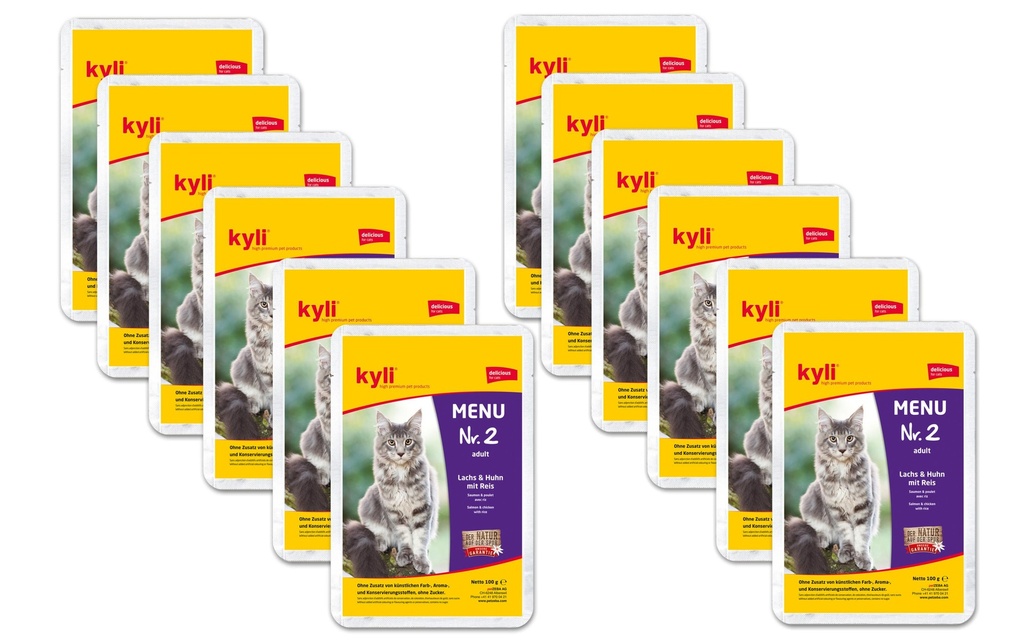 kyli Alimentation humide Adulte Menu n° 2