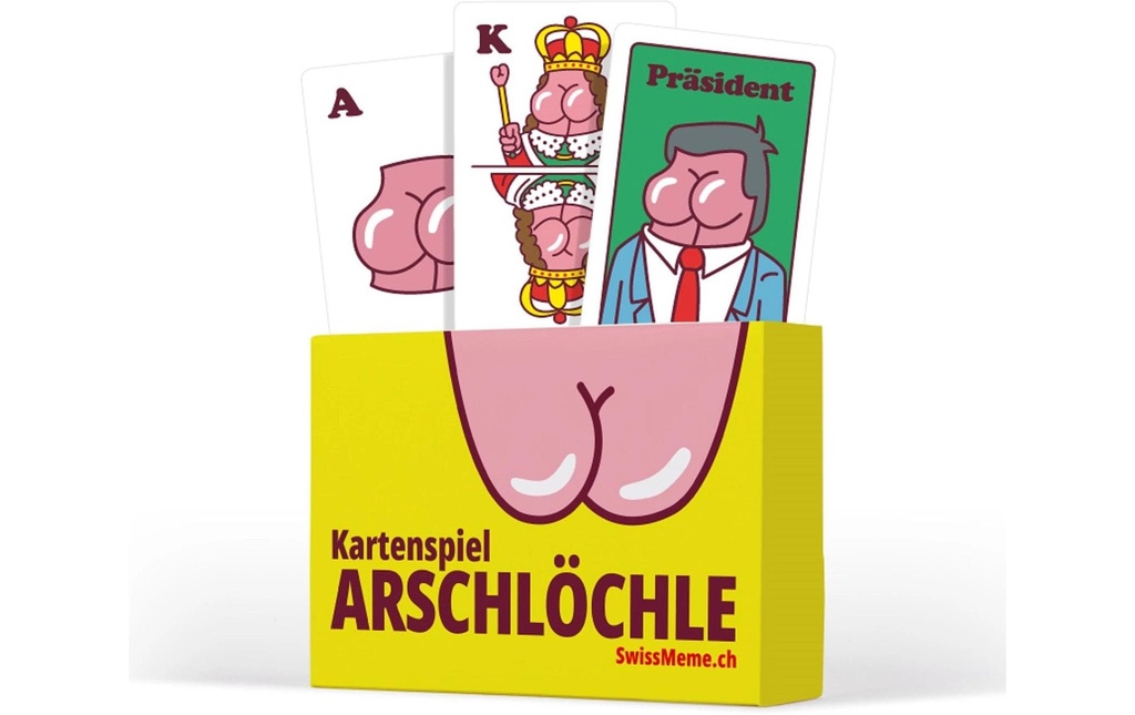 Swissmeme Jeu de cartes Arschlöchle