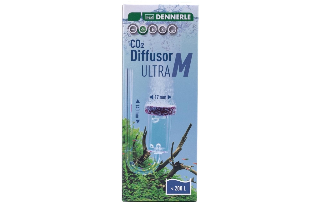Dennerle Diffuseur de CO2 Ultra M, 1 pièce