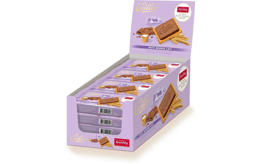 Kambly Petits gâteaux Petit Beurre au Chocolat Lait 16 x 41 g