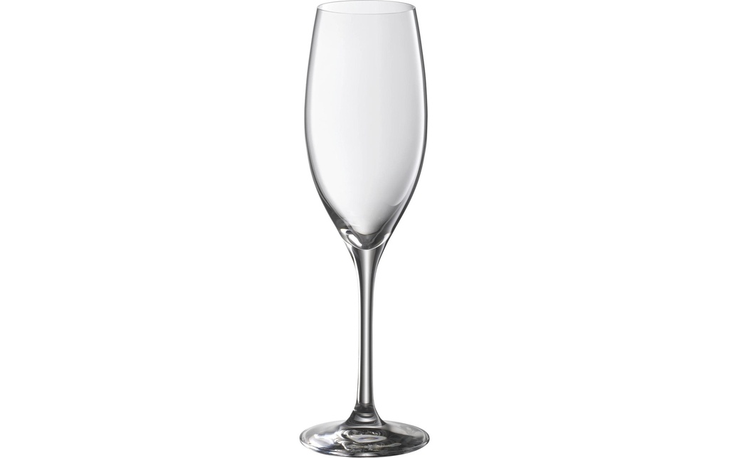 WMF Verre à Champagne EasyPlus 250 ml, 6 Pièce/s, Transparent
