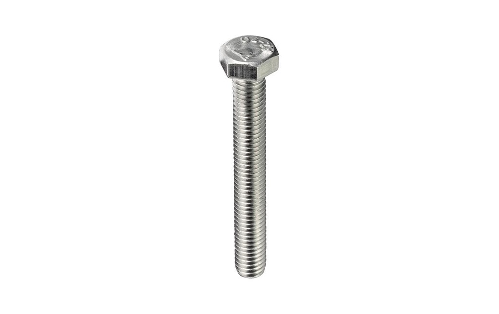 FTM Vis à tête hexagonale M 10 x 80 mm avec écrous Acier inoxydable, 2 pièces