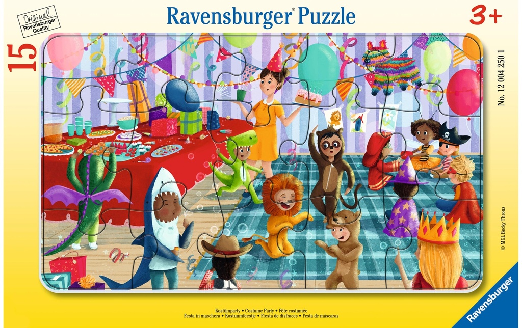 Ravensburger Puzzle cadre fête costumée 15 pièces