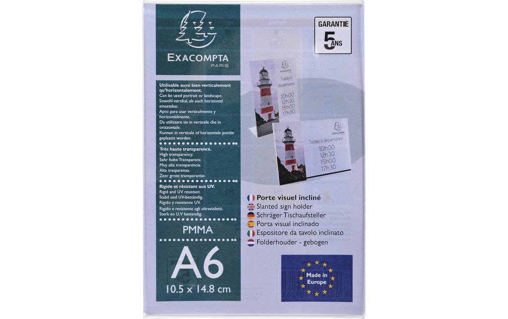 Exacompta Présentoir de table A6