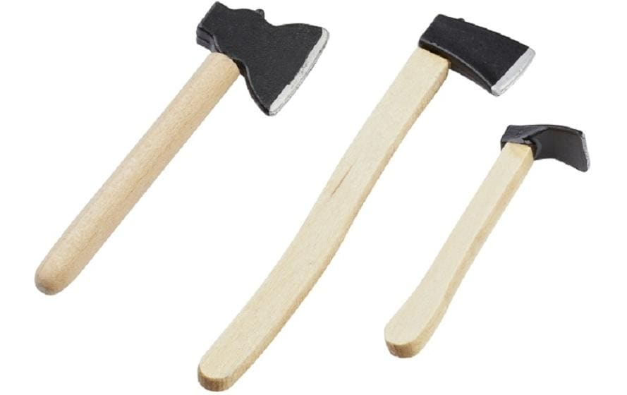 HobbyFun Mini ustensiles Set de haches 3 pièces