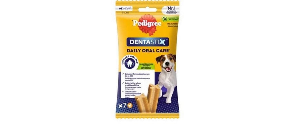 Pedigree Bâtonnet à mâcher Dentastix Daily Oral Care petits chiens, 7 pièces