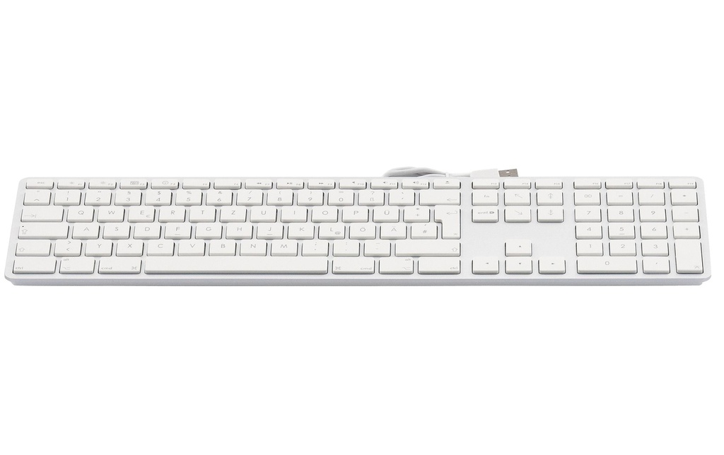 LMP Clavier KB-1243 Blanc, disposition DE avec clavier numérique