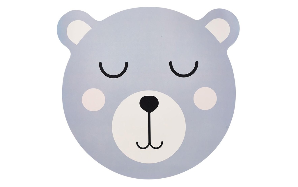 Zeller Present Set de table pour enfants Ours bleu ø 38 cm