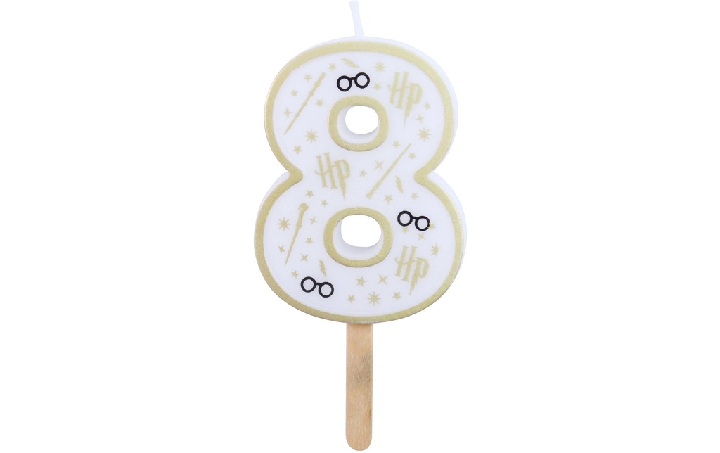 PME Bougie en forme de chiffre Harry Potter No 8