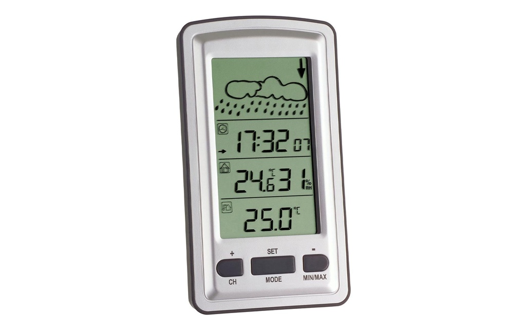 TFA Dostmann Station météo Axis, Argent