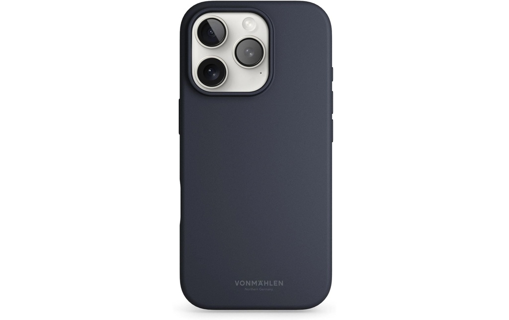 Vonmählen Coque arrière Soft Silicone iPhone 16 Pro Navy