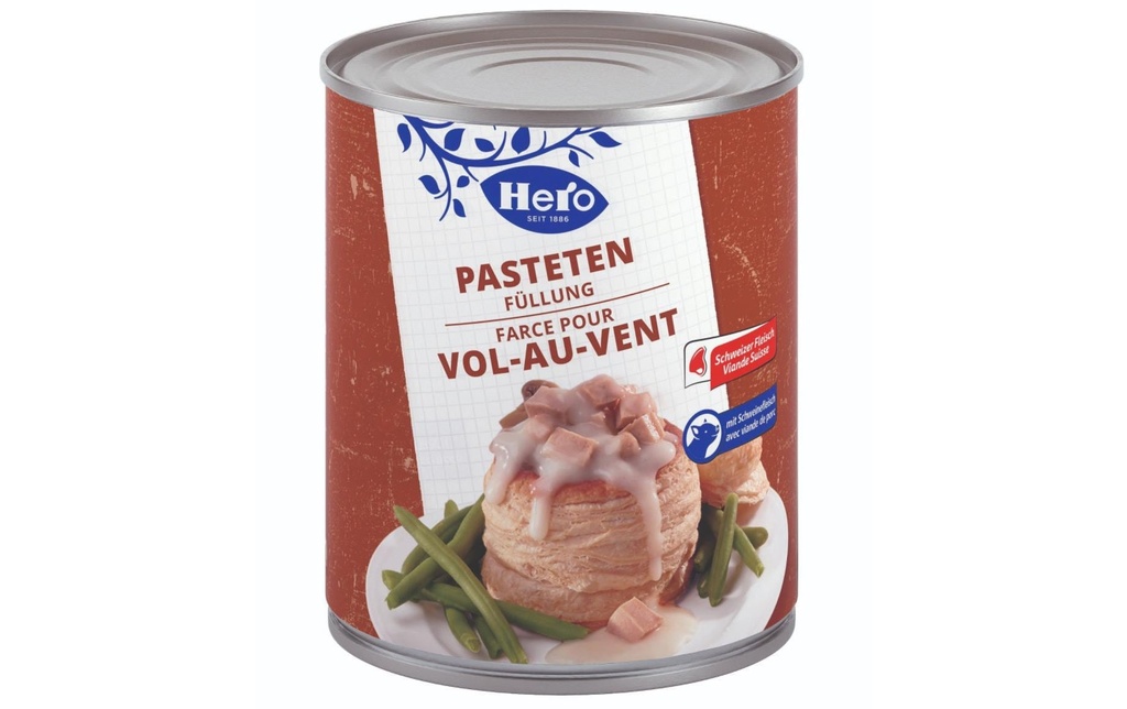 Hero Boîte Garniture pour pâté 840 g