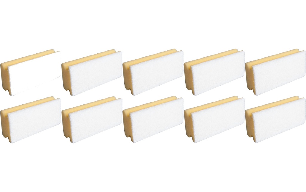 Edi Baur Éponge Basic 10 Pièce/s, jaune/blanc