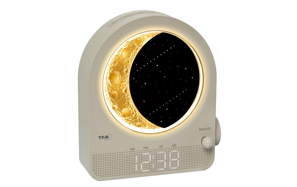 TFA Dostmann Simulateur d’aube 60.2053.15 avec lampe lunaire et bruits de la nature