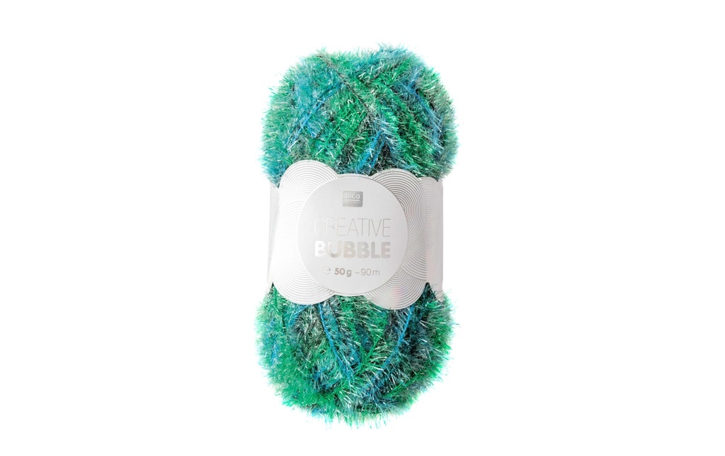 Rico Design Laine Creative Bubble Print 50 g Vert; Vert foncé