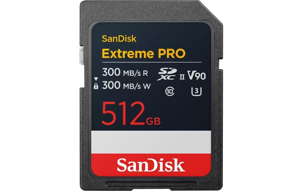 SanDisk Carte SDXC Extreme PRO UHS-II 512 GB