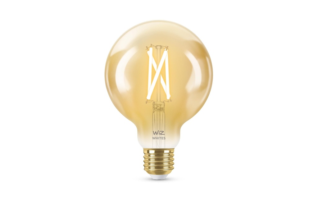 WiZ Ampoules 6.7W (50W) E27 G95 filament ambre pack individuel