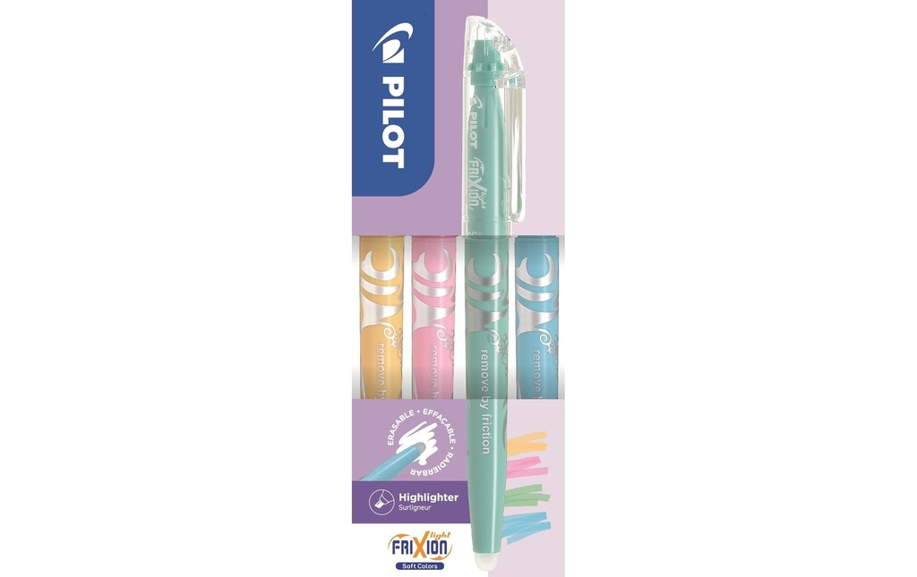 PILOT Marqueur friXion light soft (4 pces)