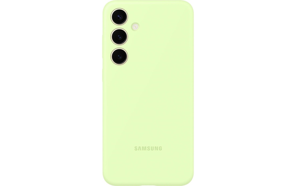 Samsung Coque arrière Silicone Galaxy S24+ Vert