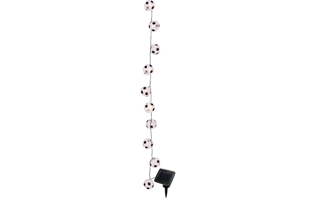 Näve Guirlande lumineuse Ballon de foot solaire à LED 20 LED, 580 cm,