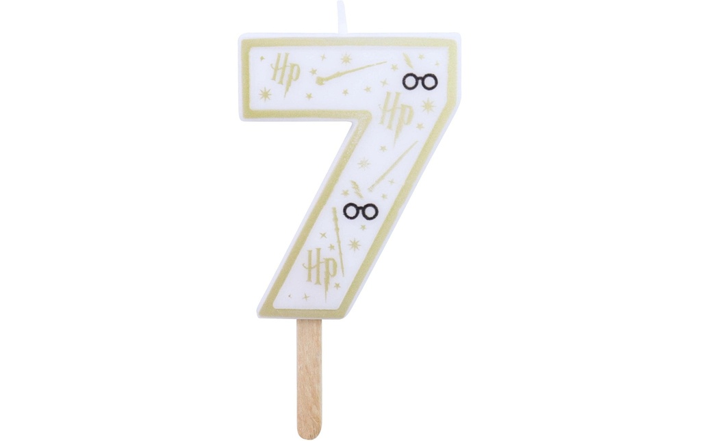 PME Bougie en forme de chiffre Harry Potter No 7