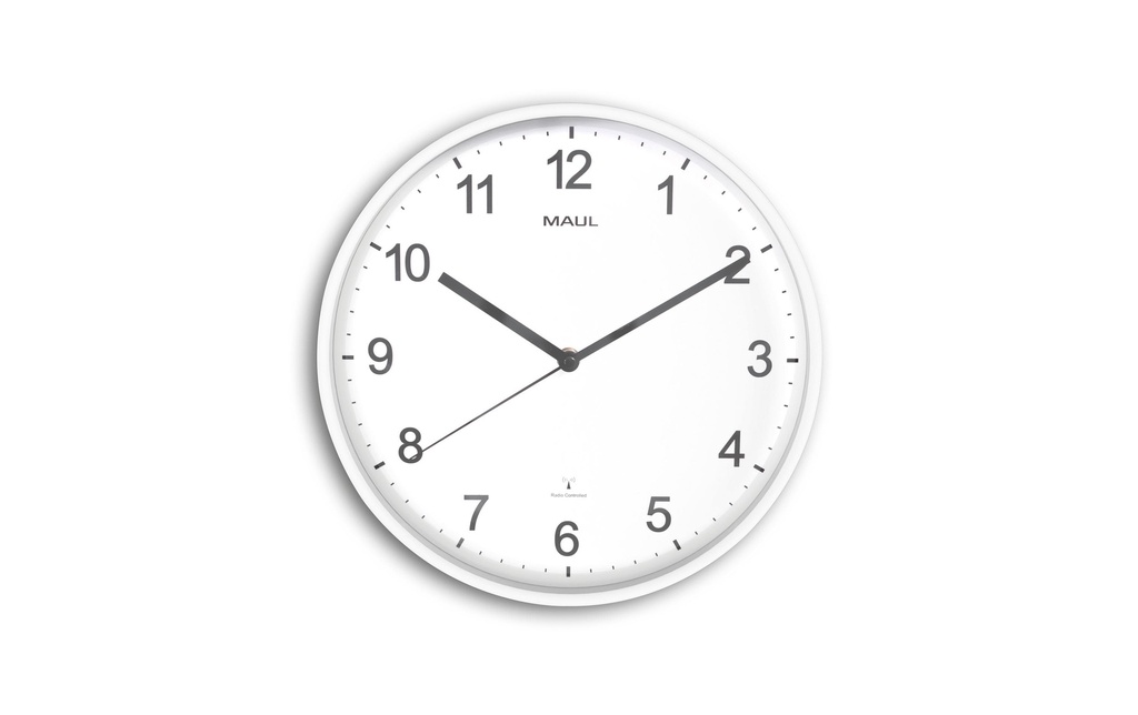 Maul Horloge murale MAULsprint Ø 30 cm, Blanc