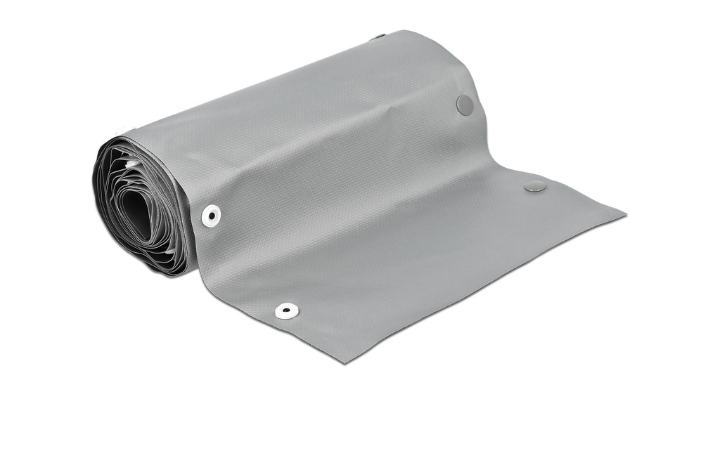 Delock Gaine de câble 2 m x 50 mm, fermeture par bouton Gris