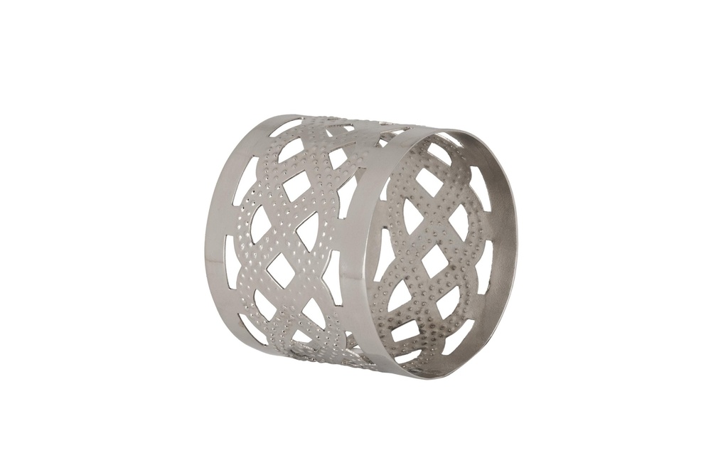 EGLO Rond de serviette Janapur 4.5 x 4 cm, argent