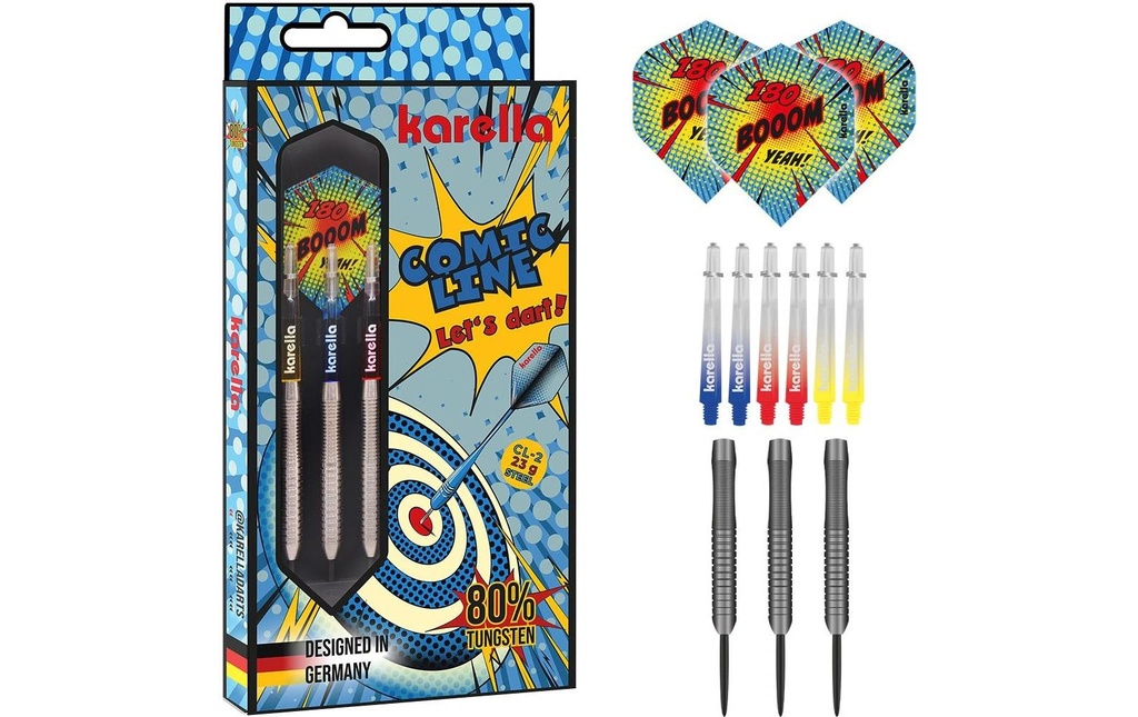 Karella Steeldart Comic Line CL-2 23 g, 3 pièces