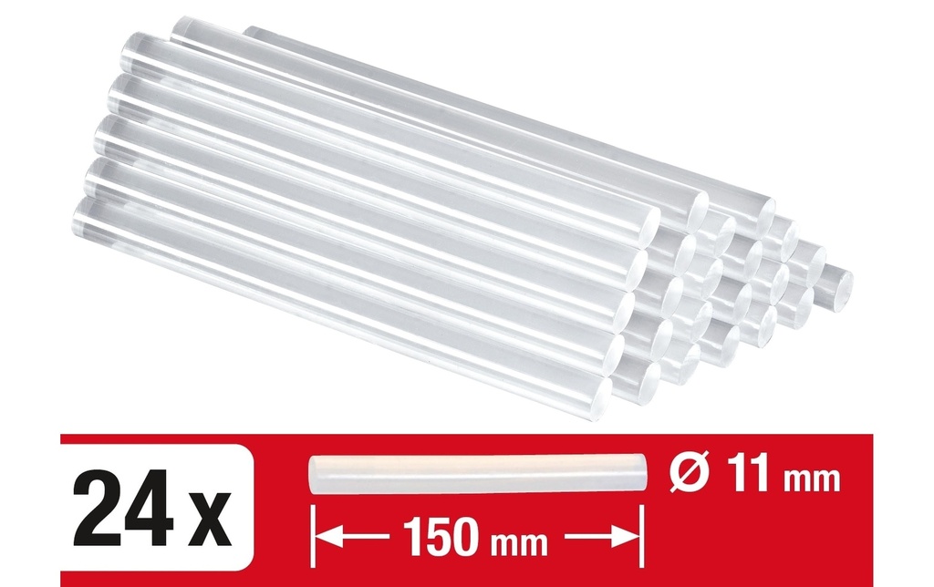 kwb Bâtonnet de colle Ø 11 mm, Transparent