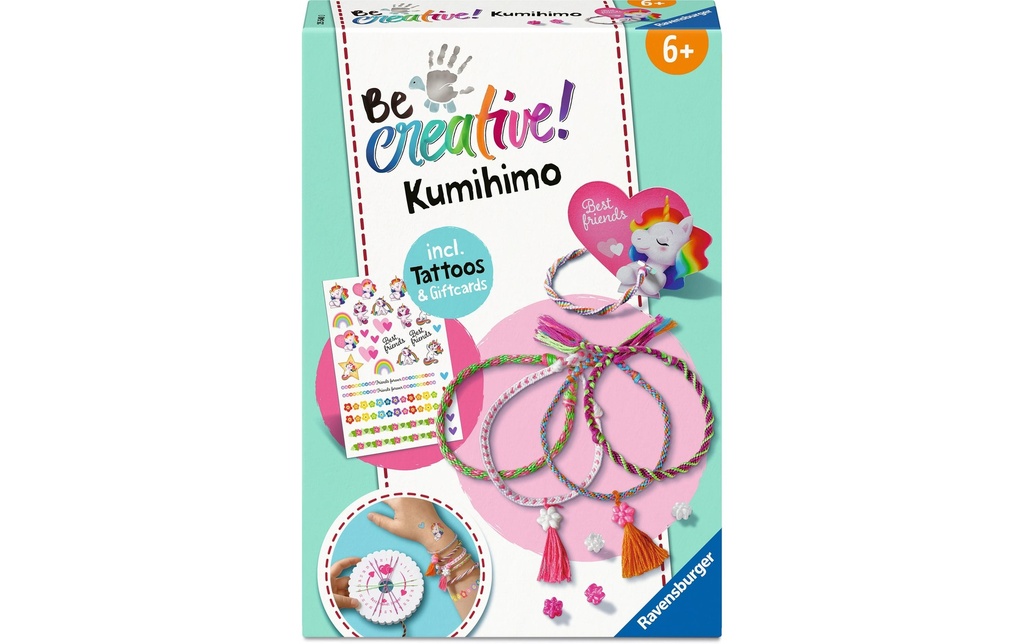 Ravensburger Kits de bricolage BeCreative – Kumihimo et tatouages