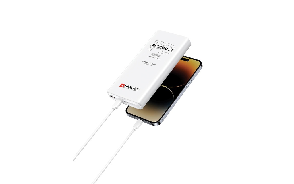SKROSS Chargeurs portatifs Reload 20, 65 W PD, 20000 mAh