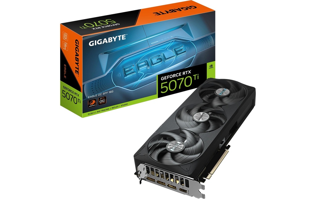 Gigabyte Carte graphique GeForce RTX 5070 Ti EAGLE OC SFF 16 GB