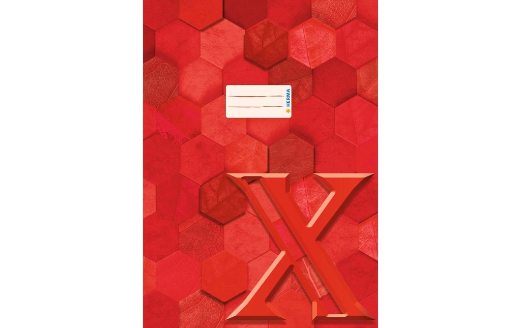 HERMA Protège-cahier X A4 rouge