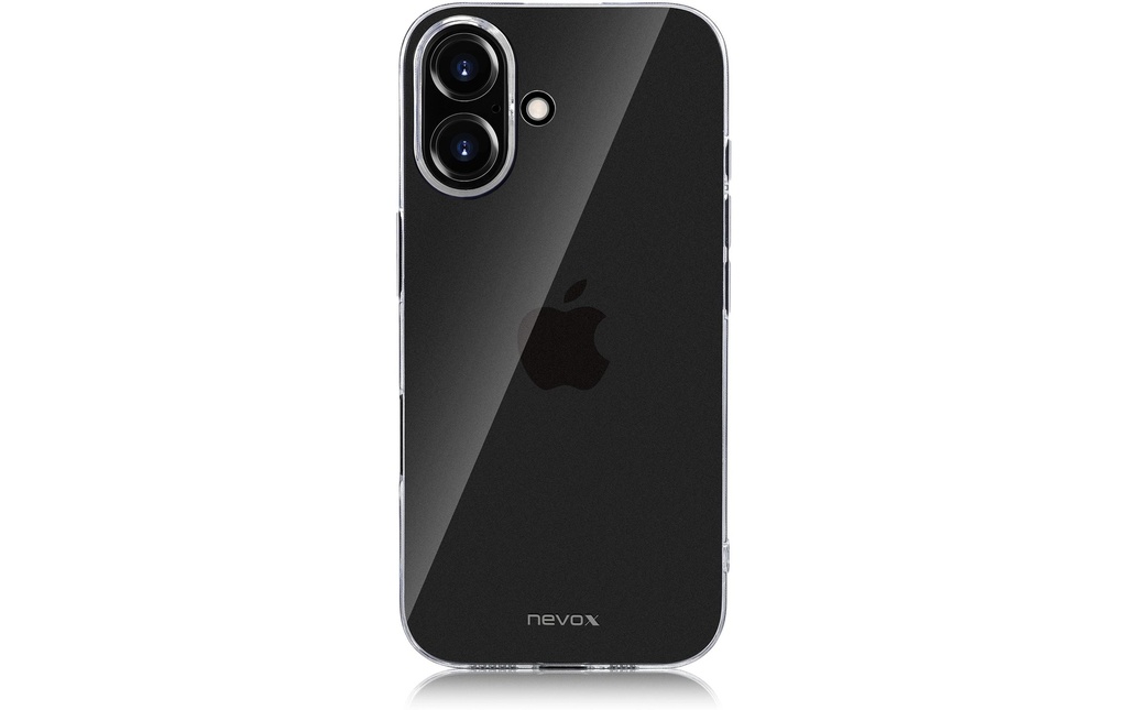 Nevox Coque arrière StyleShell Flex iPhone 16 Plus Transparent