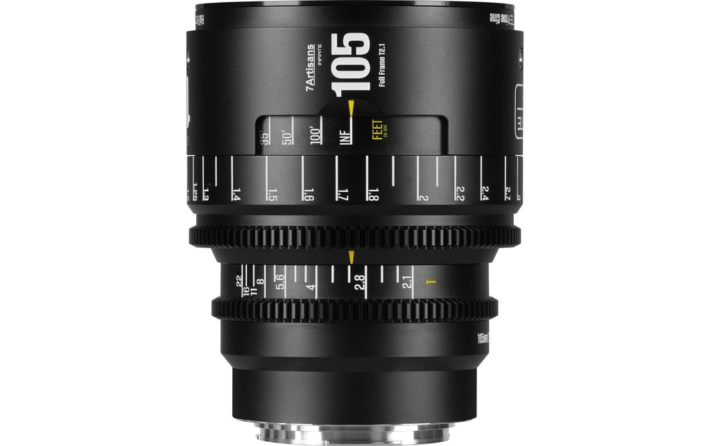 7Artisans Longueur focale fixe 105mm T/2.1 INFINTE Noir – Canon EF