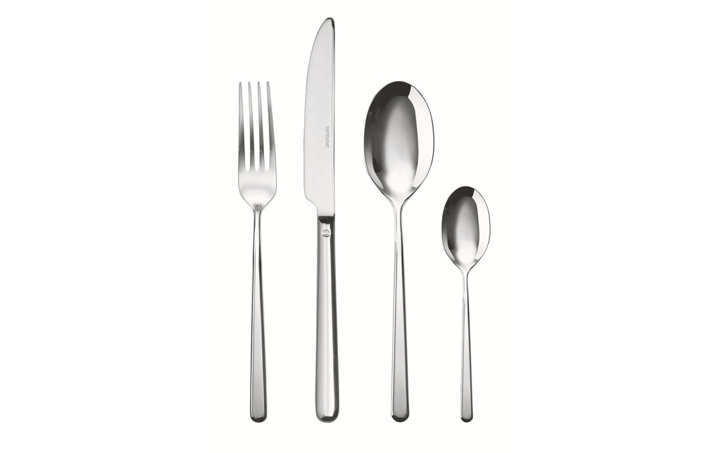 Sambonet Kits de couverts Linear 24-parties, Argenté