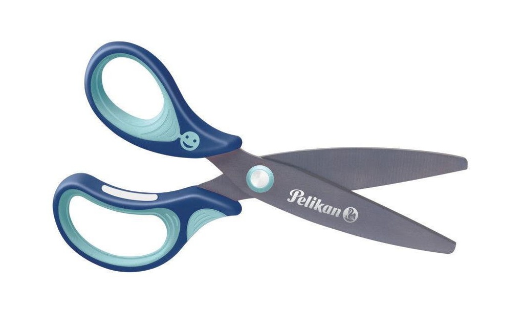 Pelikan Ciseaux pour enfants griffix Bleu, pour gauchers