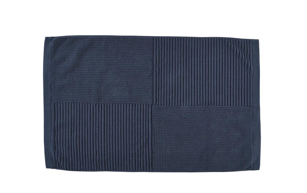 Zone Denmark Tapis de bain Classic 80 x 50 cm, Bleu foncé