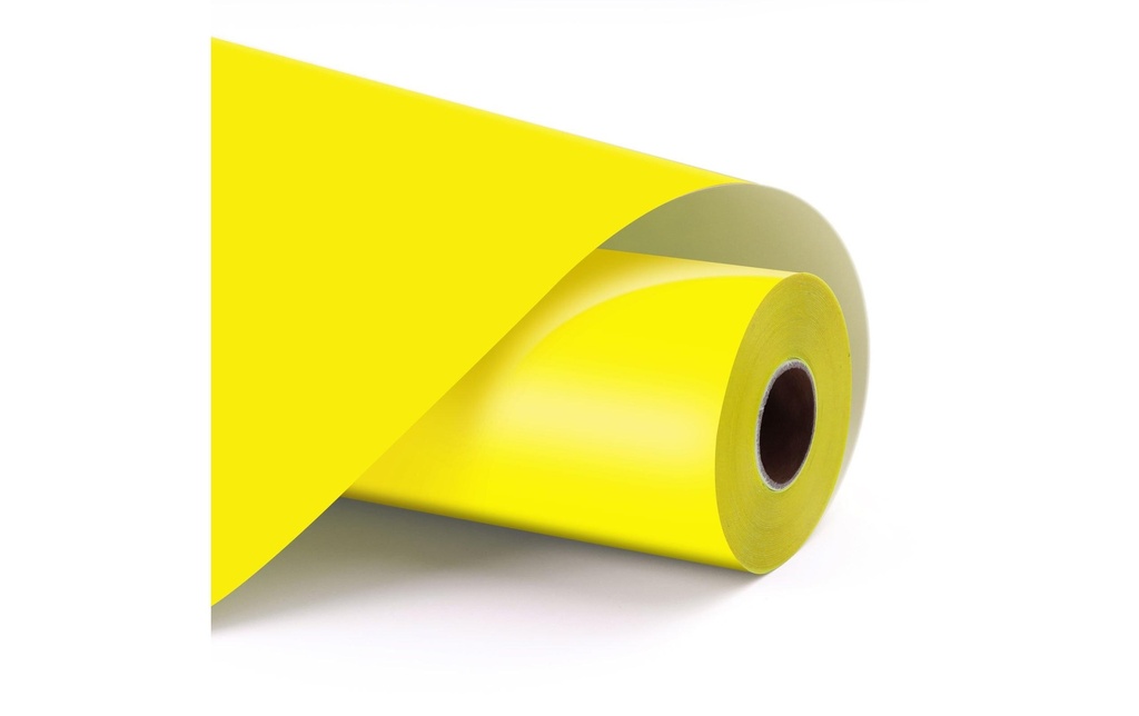 LOKLIK Vinyle adhésif permanent Rôle, 1 Pièce/s, Jaune