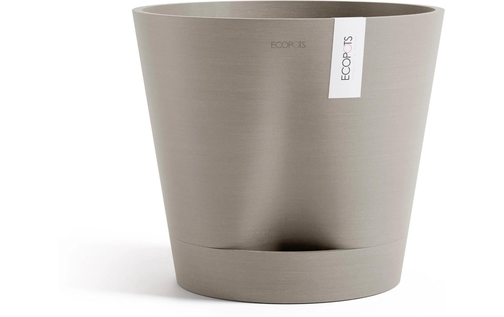 Ecopots Pot de fleur Venice 2 Ø 40 cm Taupe