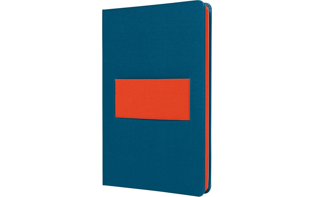 Sigel Bloc-notes Linescape NEO Couverture rigide, A5, À lignes, Bleu