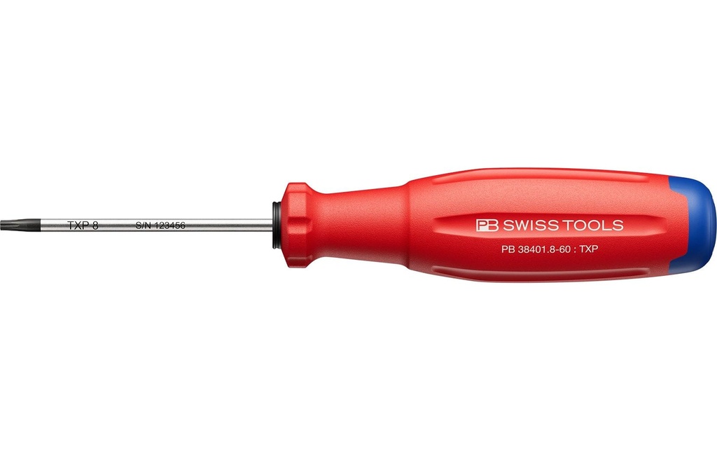 PB Swiss Tools Tournevis SwissGrip Evo Torx Plus 8-60