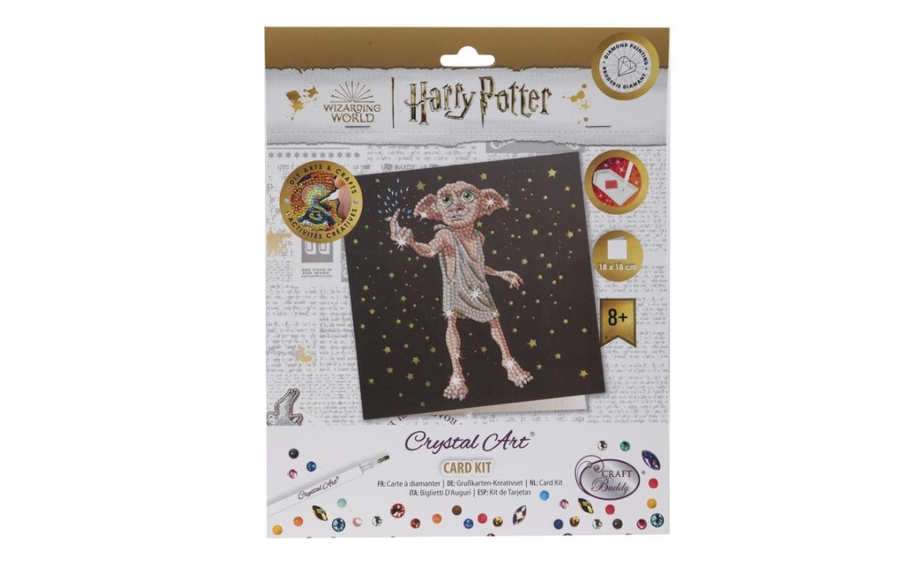 CRAFT Buddy Kits de bricolage Crystal Art Card Dobby l'elfe de maison