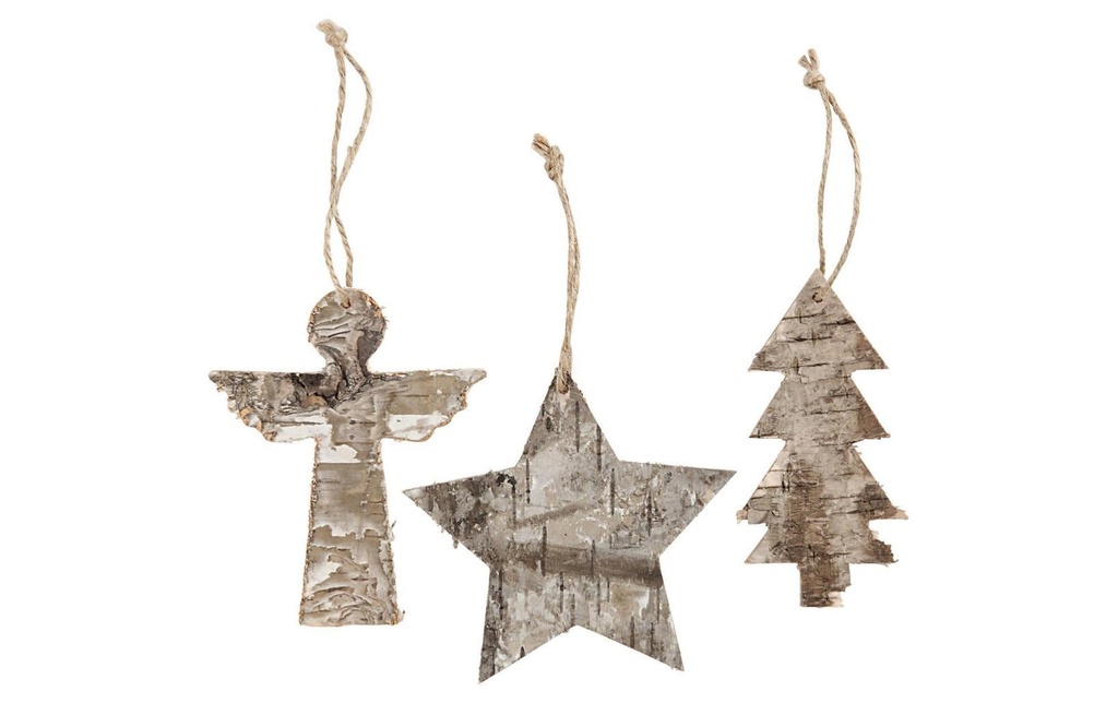 Creativ Company Étiquette pour cadeau 10 cm figurines en bois