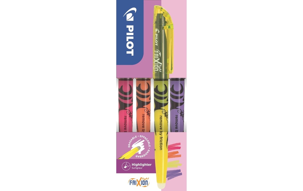 PILOT Marqueur friXion light (4 pces)