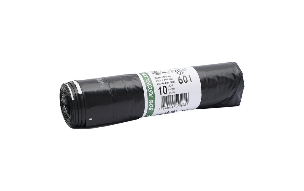 Haushaltsware Sac à ordures ménagères 60 l, 10 Pièce/s