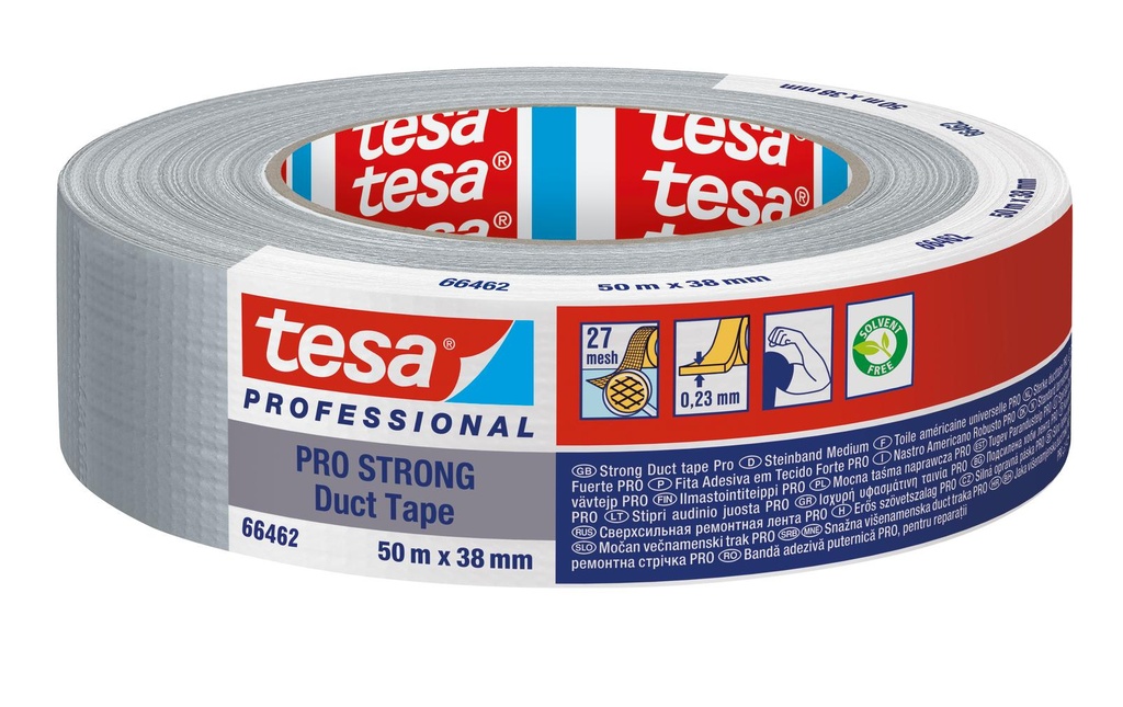 tesa Ruban adhésif Ruban adhésif Pro Strong Duct Tape 38 mm x 50 m, Gris